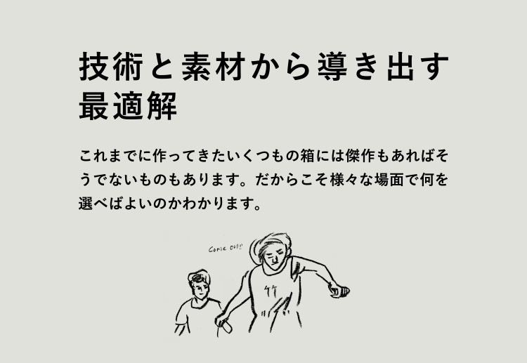 技術と素材から導き出す最適解